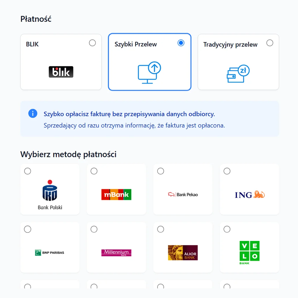 Metody płatności